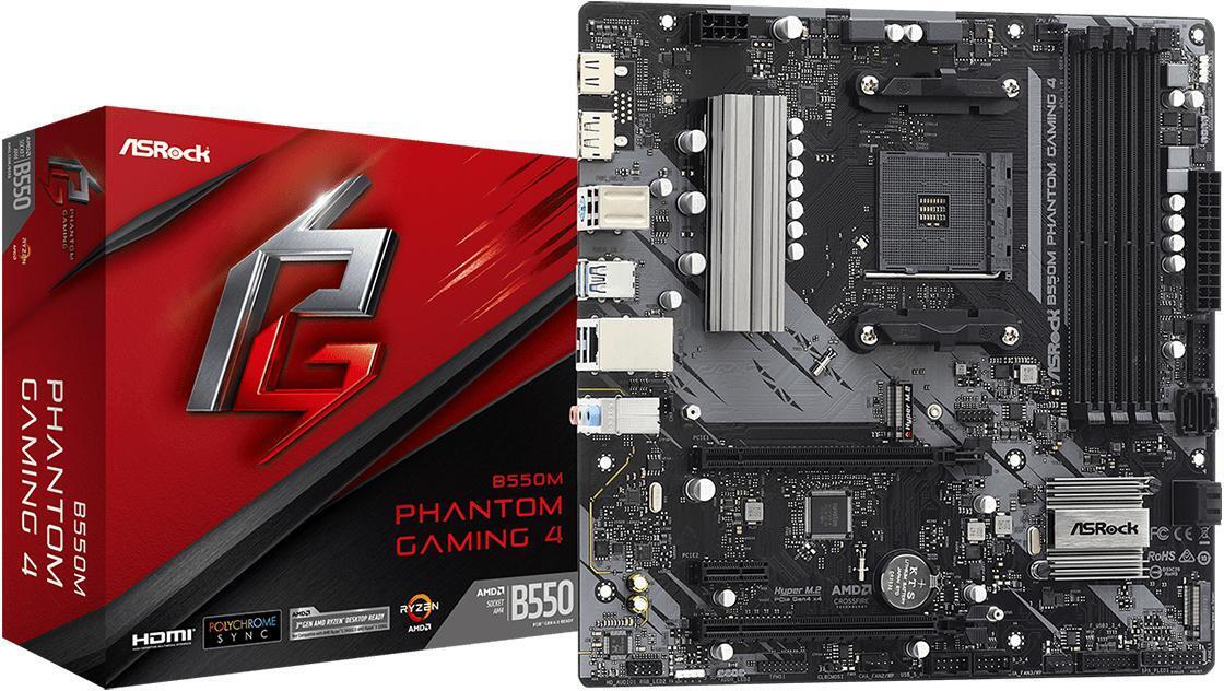 Placa Base ASRock B550M Phantom Gaming 4