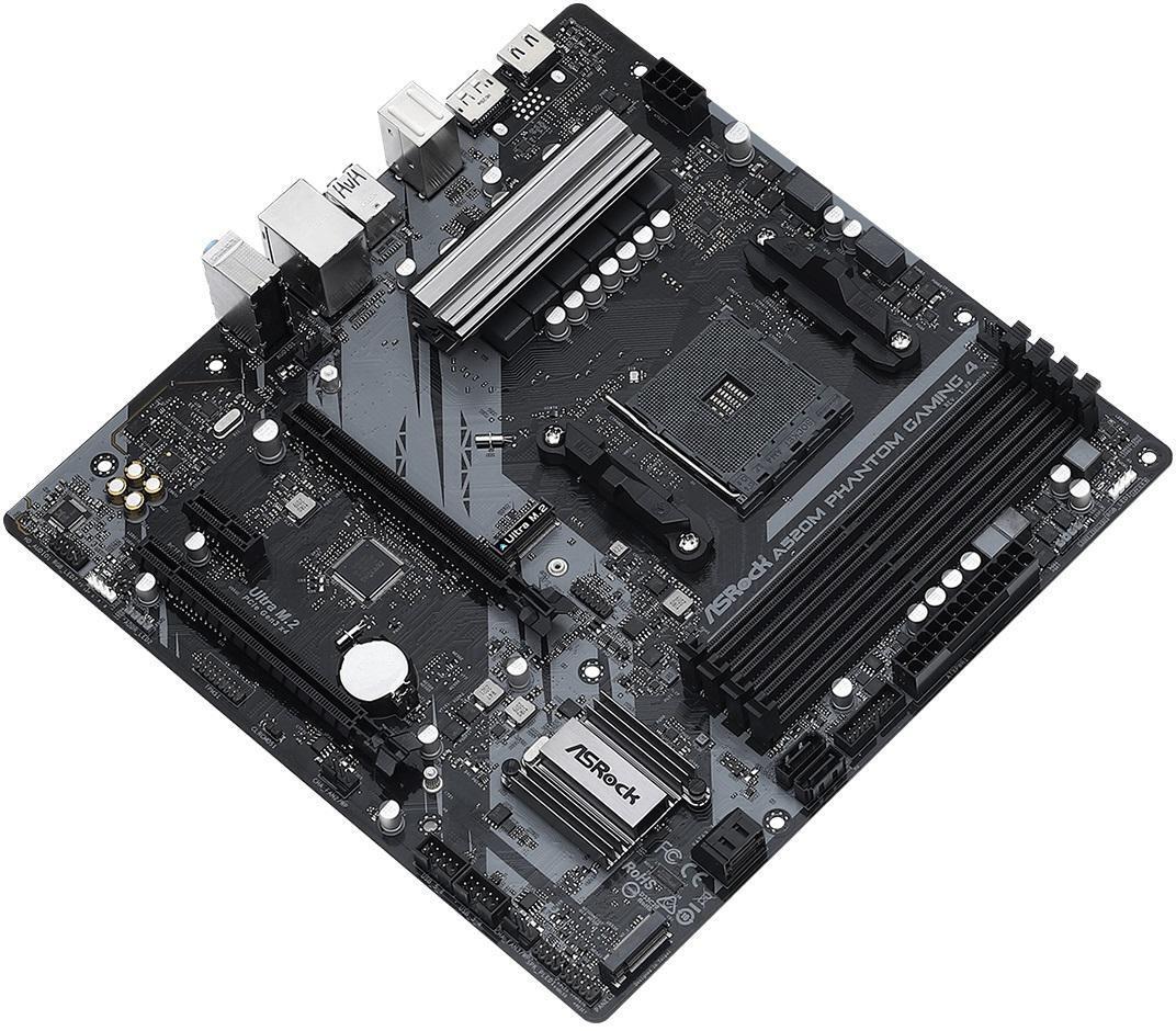 ASRock - Placa Base ASRock A520M Phantom Gaming 4