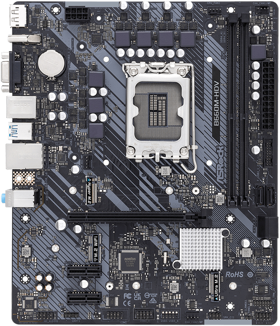 ASRock - Placa Base ASRock B660M-HDV