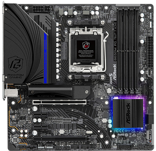 ASRock - Placa Base ASRock B650M PG Riptide