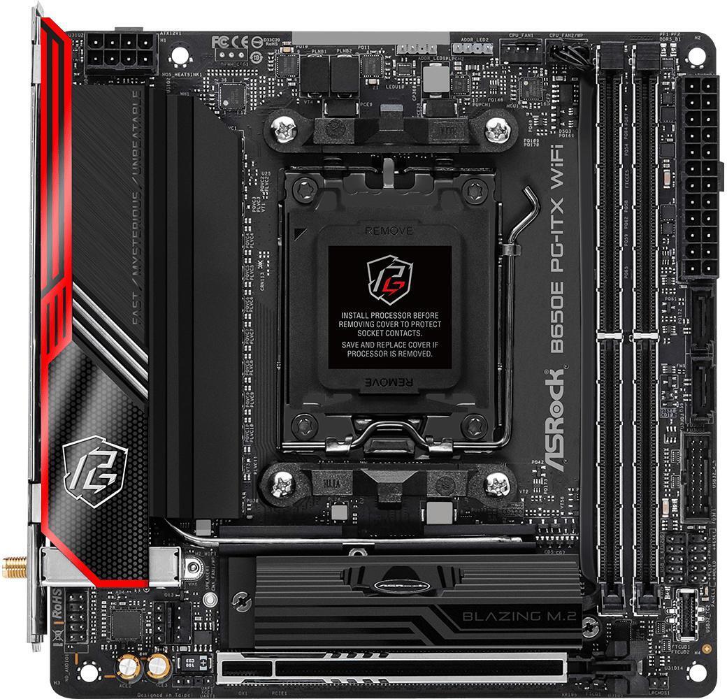 ASRock - Placa Base ASRock B650E PG-ITX WiFi