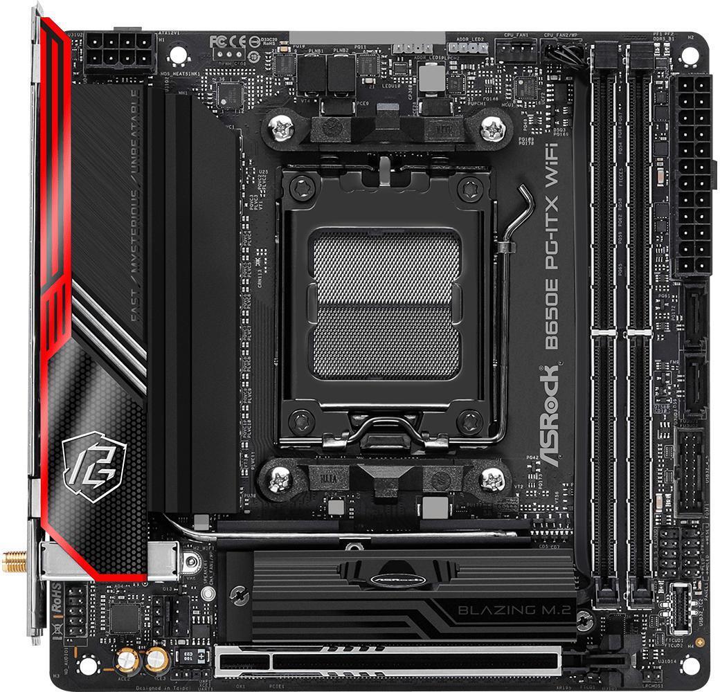 ASRock - Placa Base ASRock B650E PG-ITX WiFi