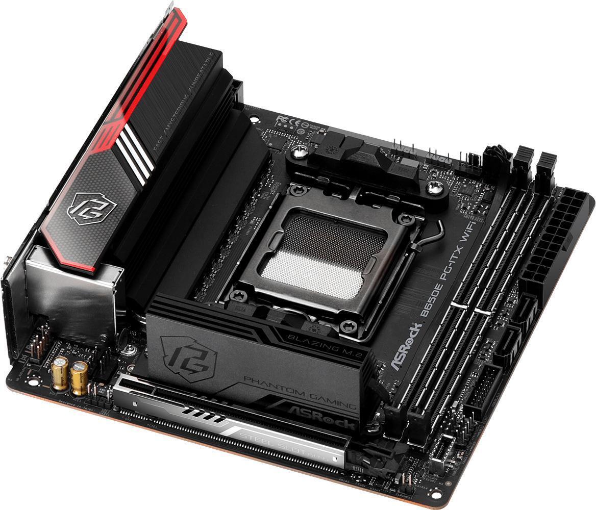 ASRock - Placa Base ASRock B650E PG-ITX WiFi