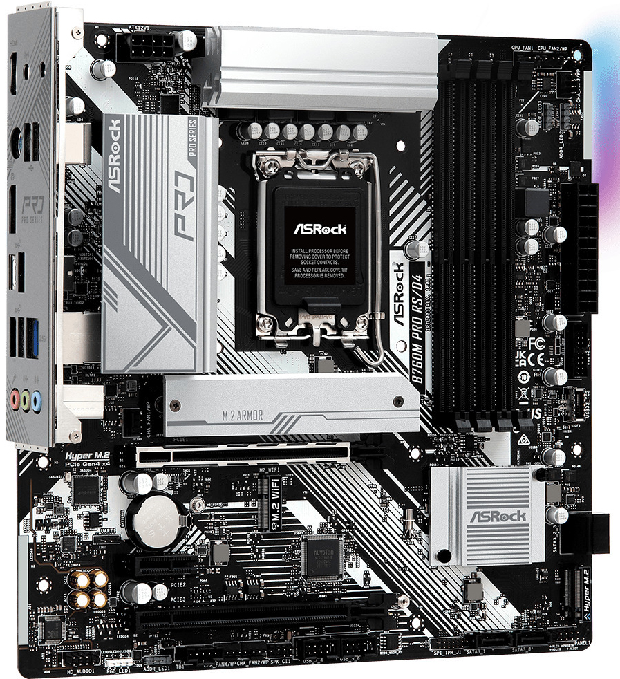 ASRock - Placa Base ASRock B760M Pro RS/D4