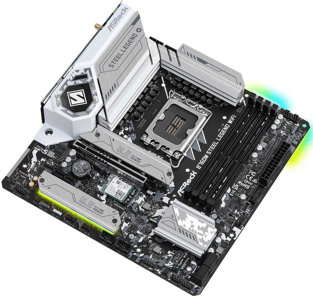 ASRock - Placa Base ASRock B760M Steel Legend