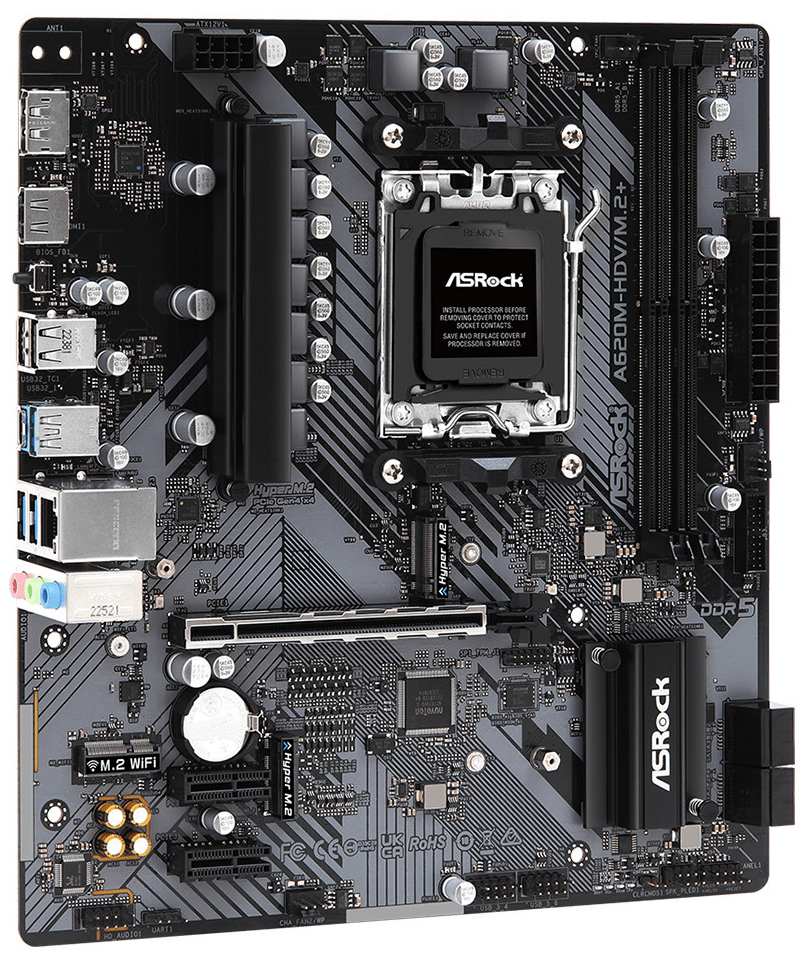 ASRock - Placa Base ASRock A620M-HDV/M.2+