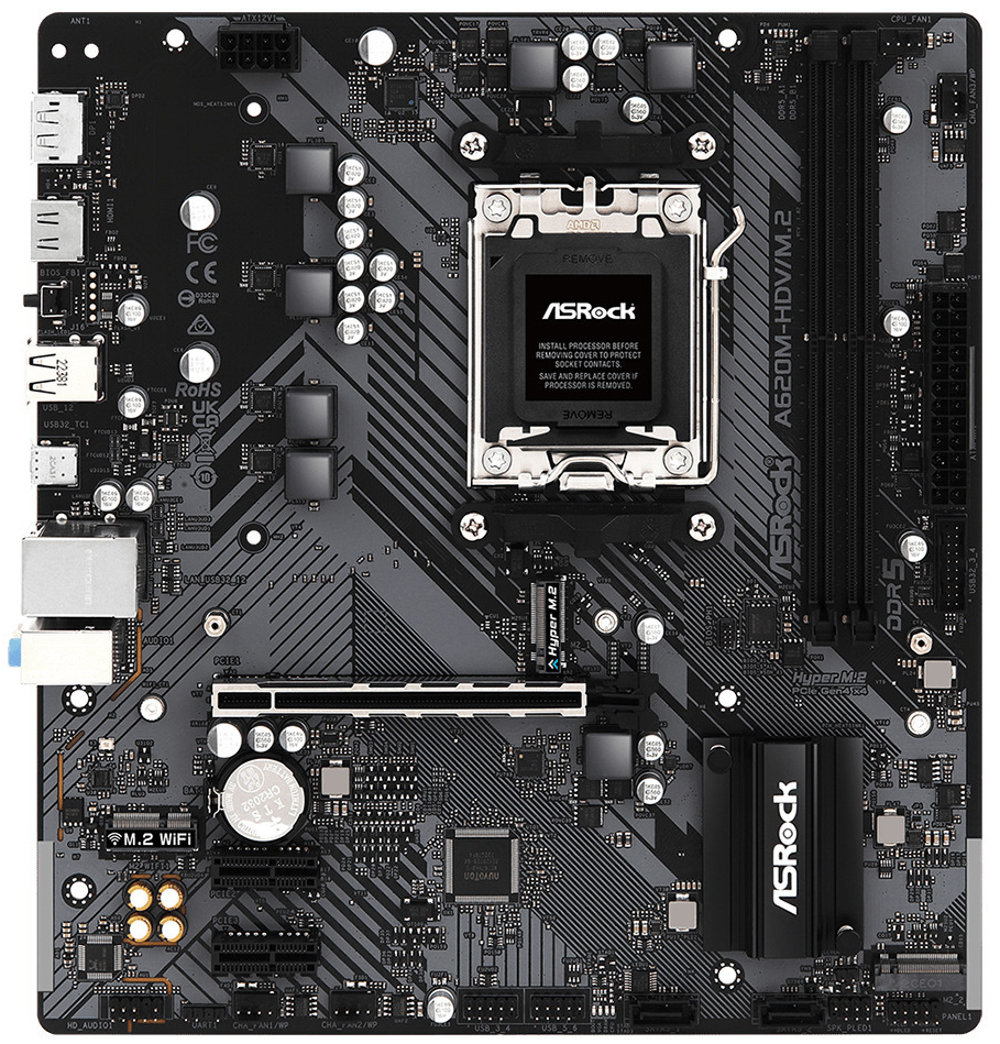 ASRock - Placa Base ASRock A620M-HDV/M.2