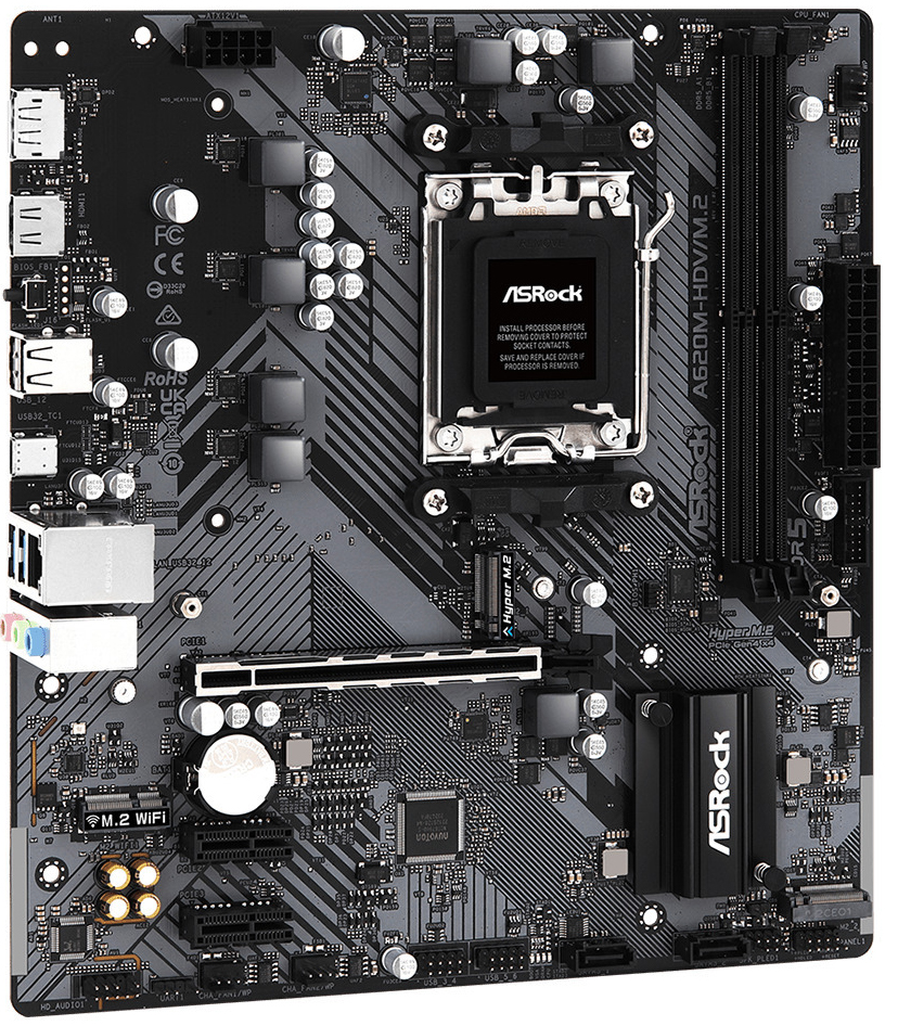 ASRock - Placa Base ASRock A620M-HDV/M.2