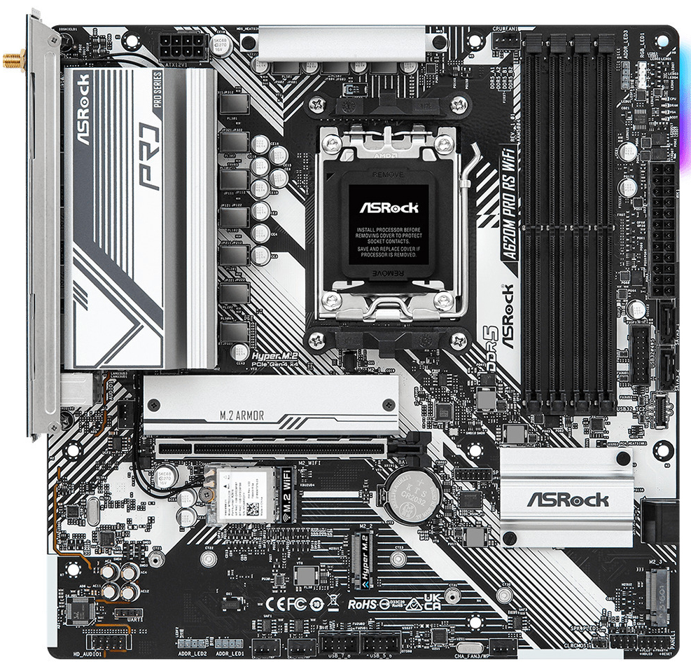 ASRock - Placa Base ASRock A620M Pro RS WiFi