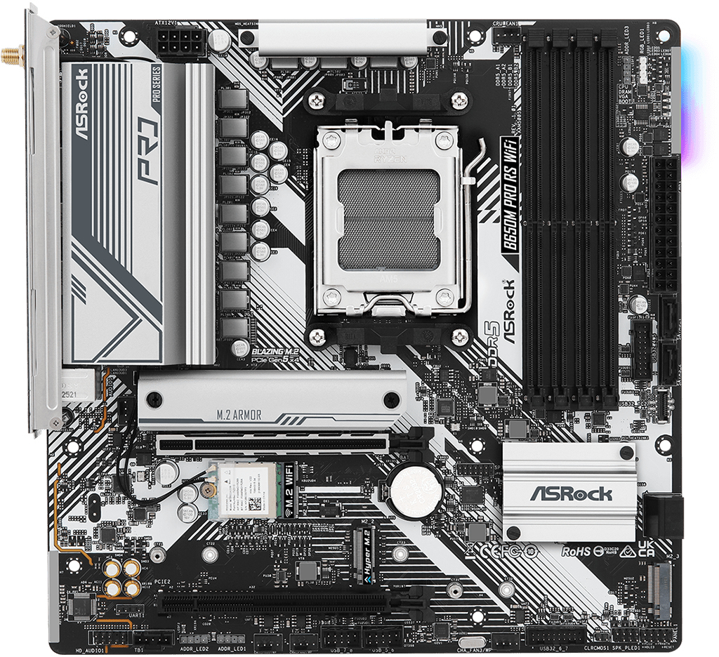 ASRock - Placa Base ASRock B650M Pro RS WiFi