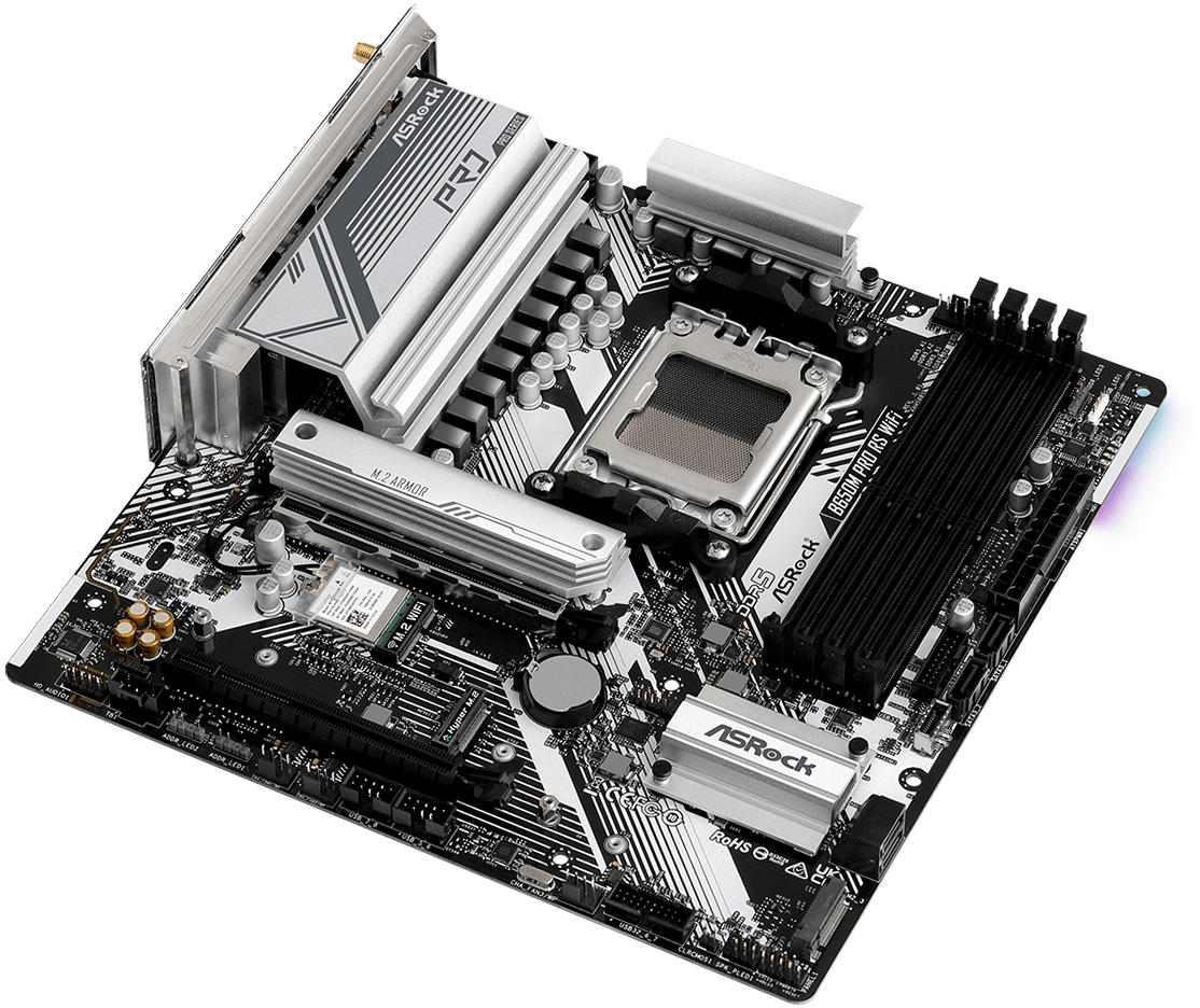 ASRock - Placa Base ASRock B650M Pro RS WiFi