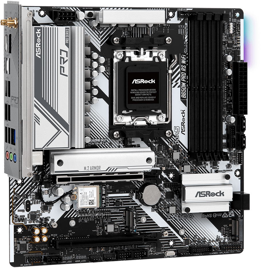 ASRock - Placa Base ASRock B650M Pro RS WiFi