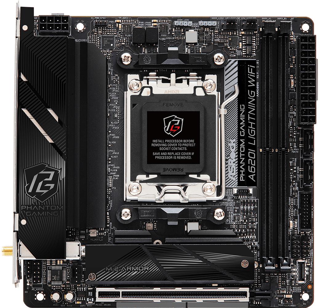 ASRock - Placa Base ASRock A620I Lightning WiFi