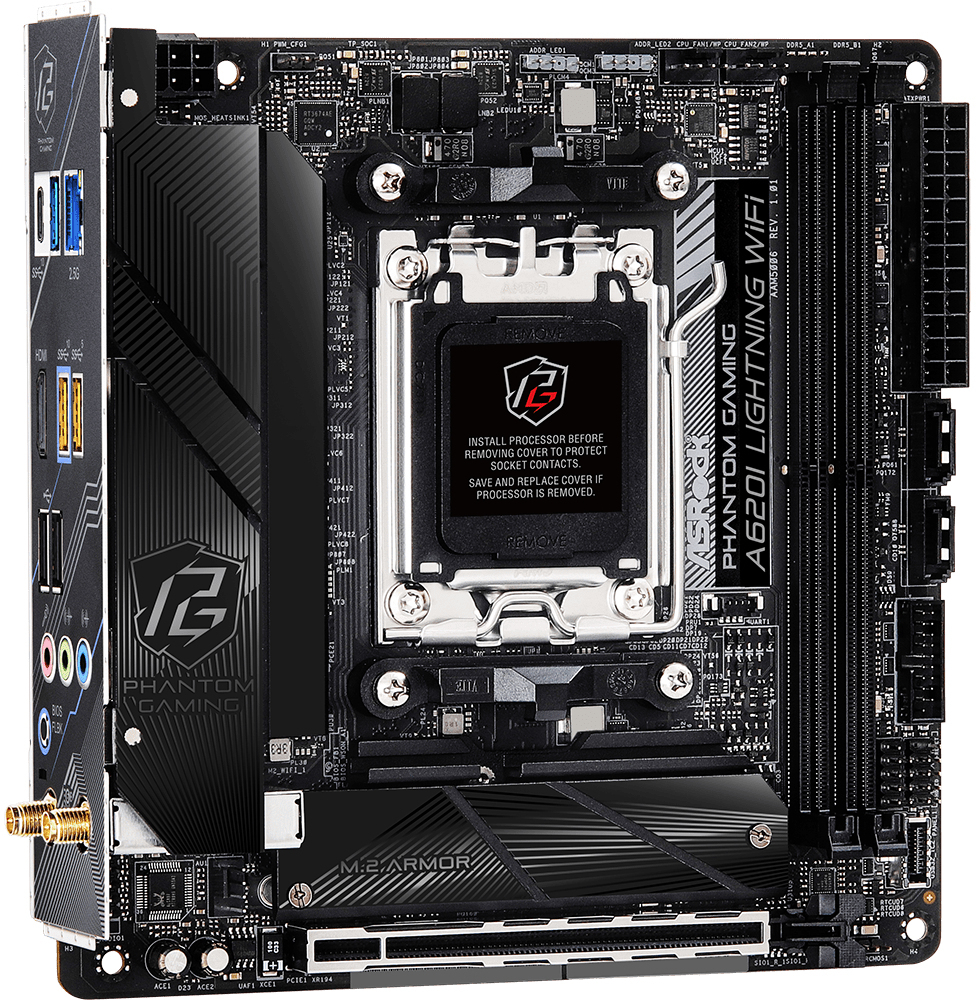 ASRock - Placa Base ASRock A620I Lightning WiFi