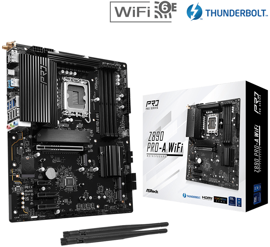 Placa Base ASRock Z890 Pro-A WiFi