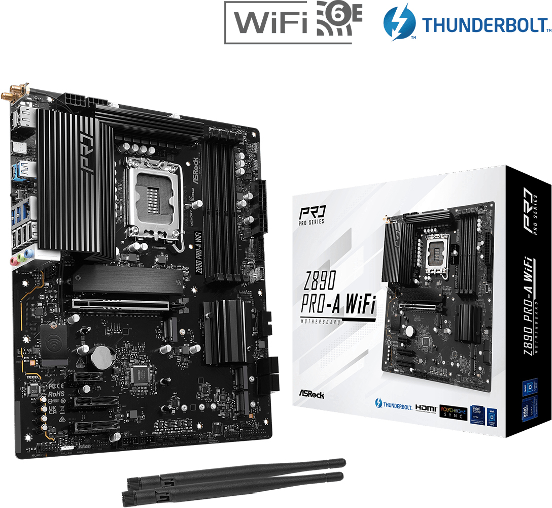 ASRock - Placa Base ASRock Z890 Pro-A WiFi