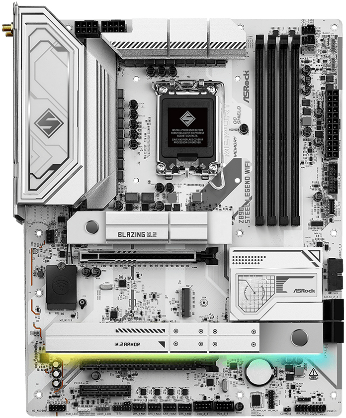 ASRock - Placa Base ASRock Z890 Steel Legend WiFi