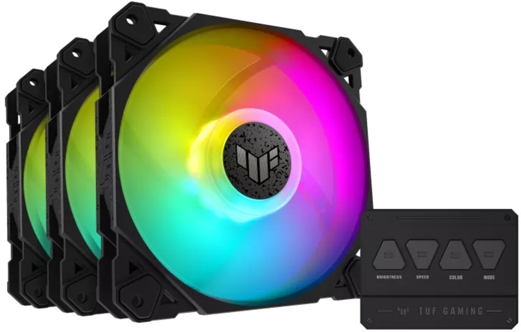 Asus - Ventilador ASUS TUF Gaming TF120 ARGB 120mm (Pack 3)