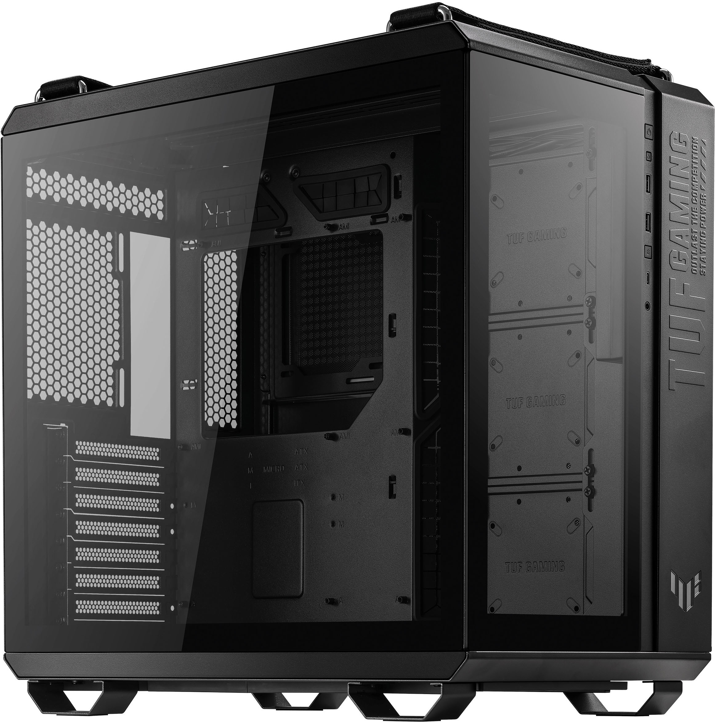 Asus - Torre ATX ASUS TUF Gaming GT502 Negro Cristal Templado