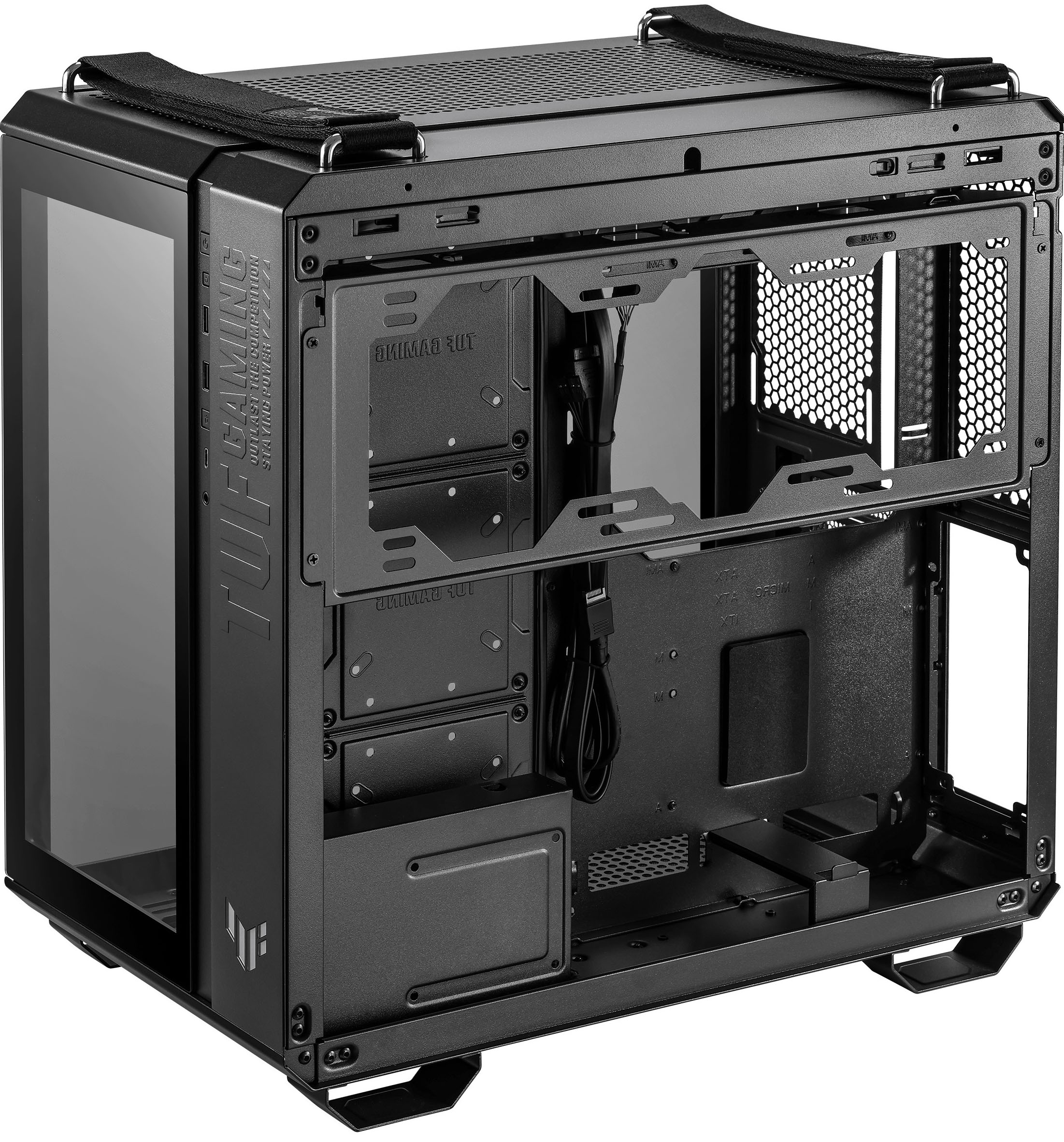 Asus - Torre ATX ASUS TUF Gaming GT502 Negro Cristal Templado