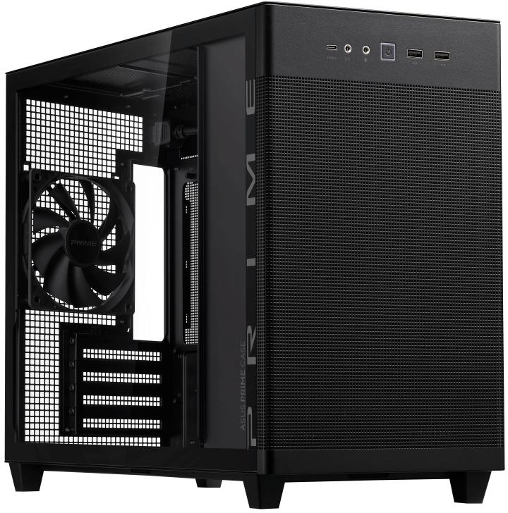 Asus - Torre Micro-ATX ASUS Prime AP201 Mesh Cristal Templado