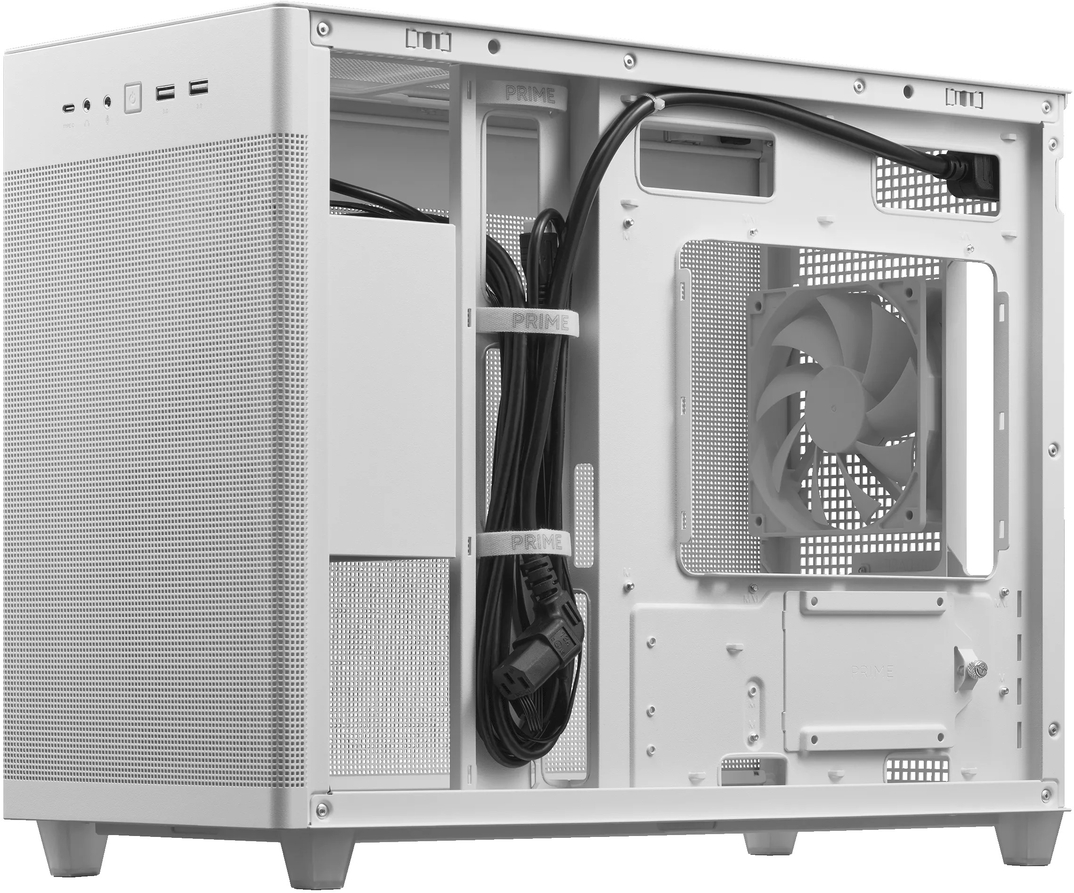 Asus - ** B Grade ** Torre Micro-ATX ASUS Prime AP201 Mesh White Edition