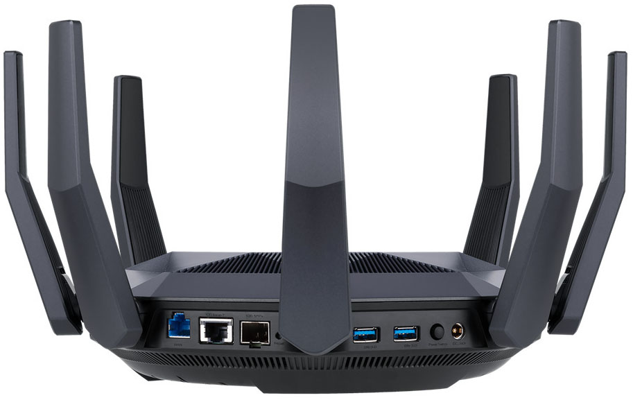 Asus - Router Asus RT-AX89X Dual-Band 12-Stream AX6000 WiFi 6 MU-MIMO