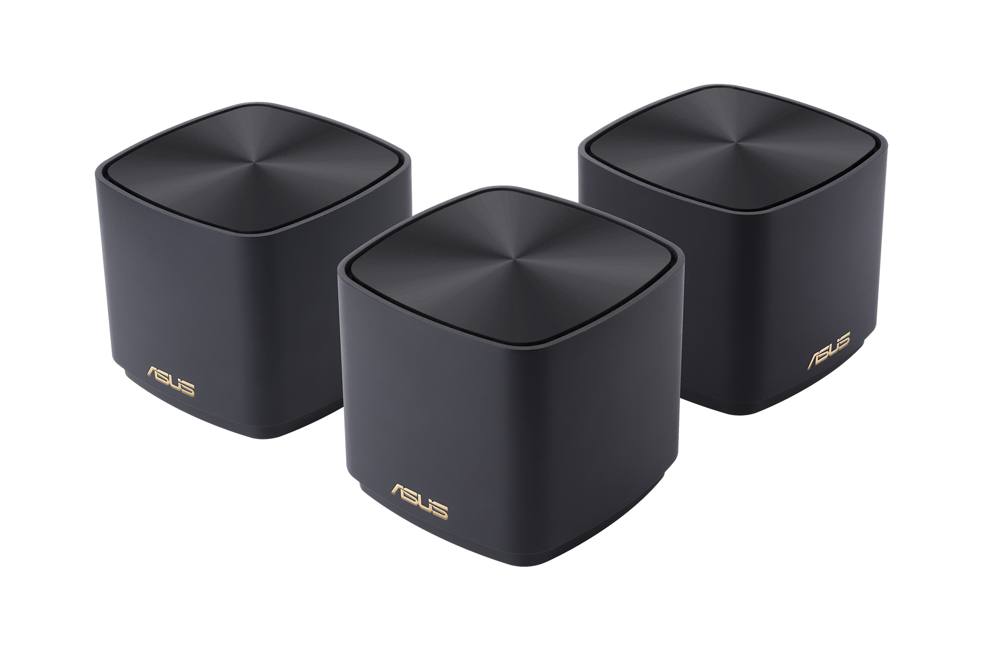 Asus - Sistemas WiFi Mesh Asus ZenWiFi AX Mini XD4 Dual-Band Wireless AX1800 WiFi 6 (Pack 3) Negro