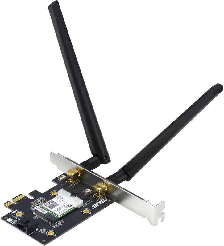 Asus - Tarjeta de Red Asus PCI Express PCE-AX3000 Dual-Band AX3000 WiFi 6 + Bluetooth 5.0