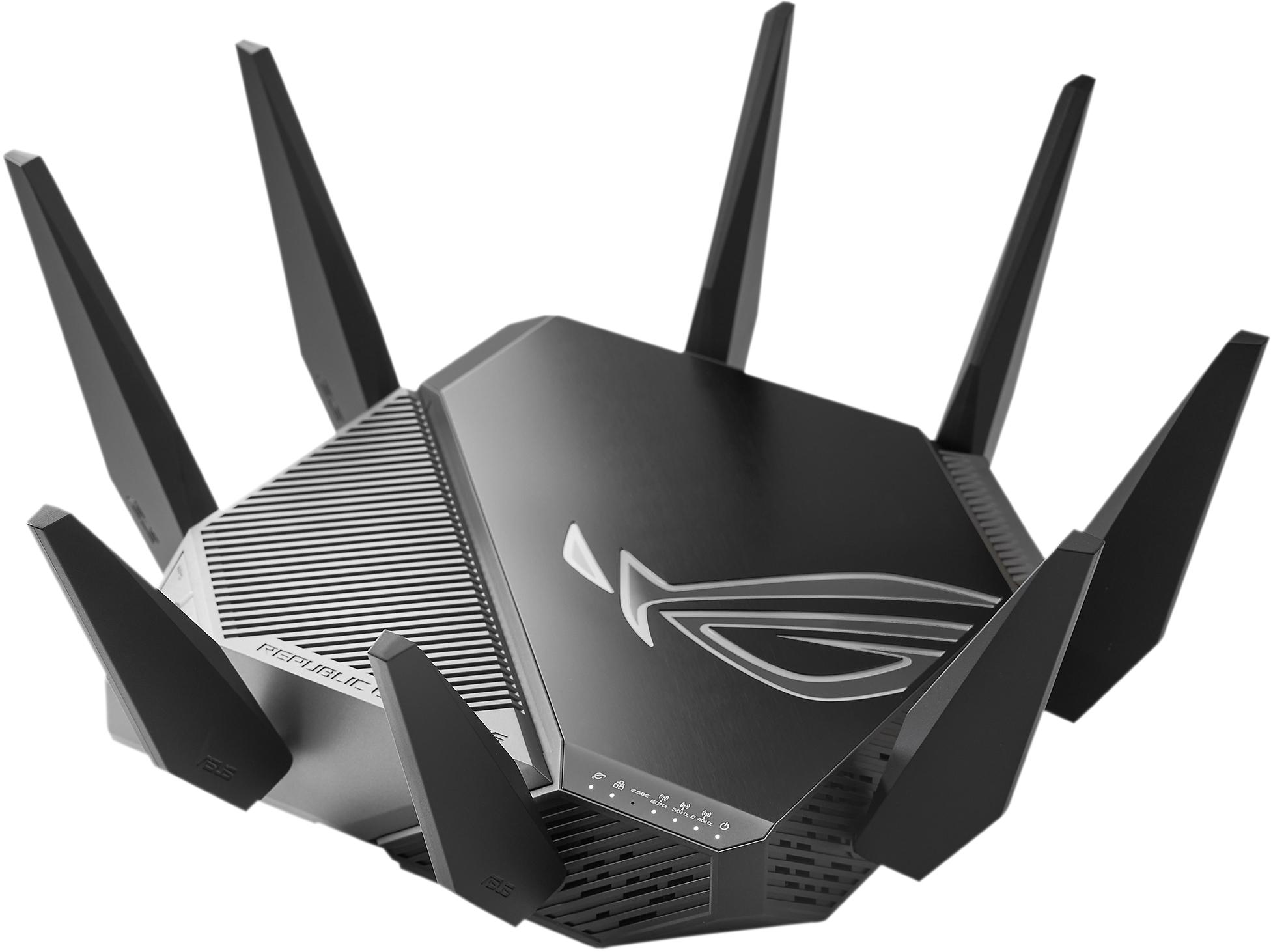 Asus - ** B Grade ** Router Gaming Asus Rapture GT-AXE11000 Tri-Band AiMesh Wireless WiFi6E