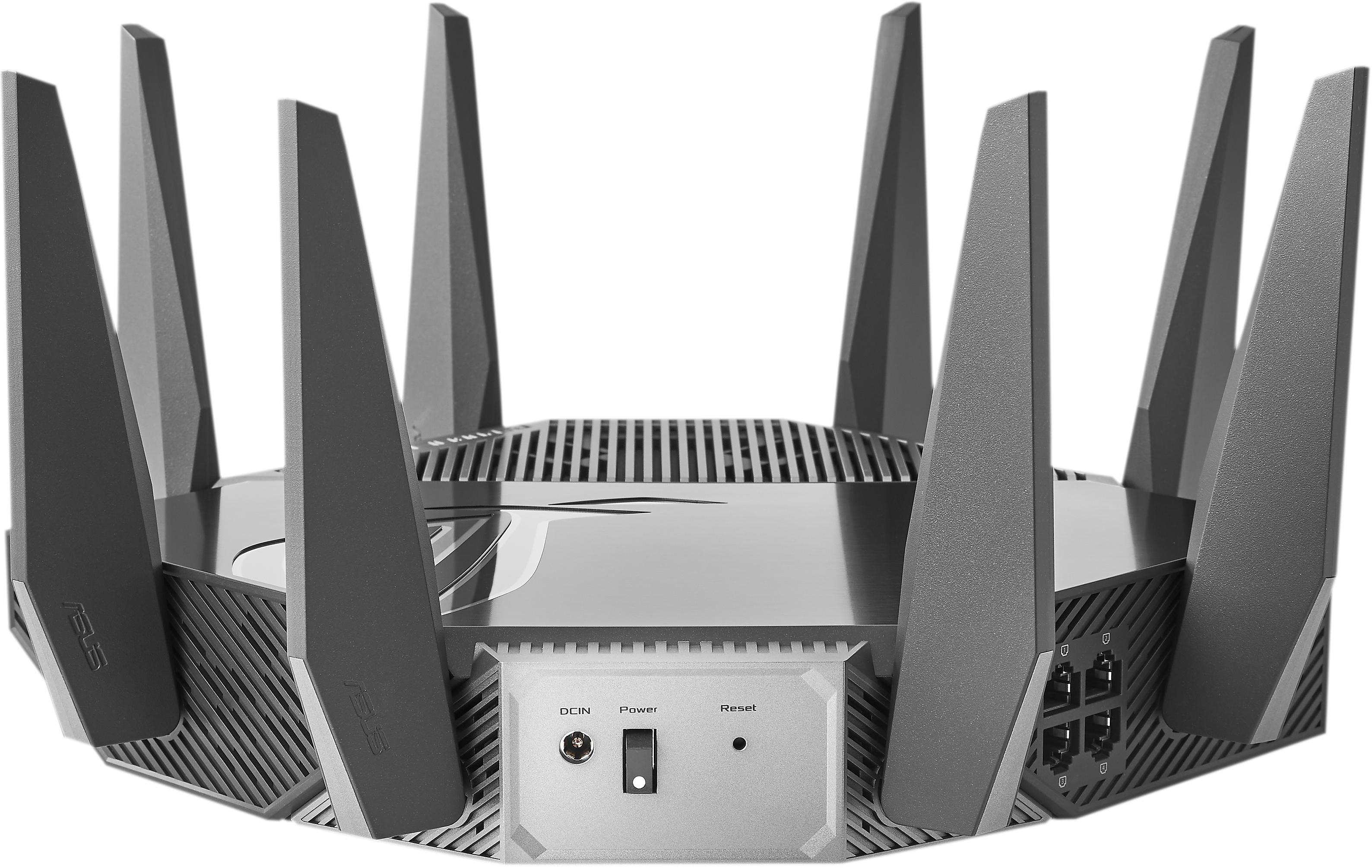 Asus - ** B Grade ** Router Gaming Asus Rapture GT-AXE11000 Tri-Band AiMesh Wireless WiFi6E