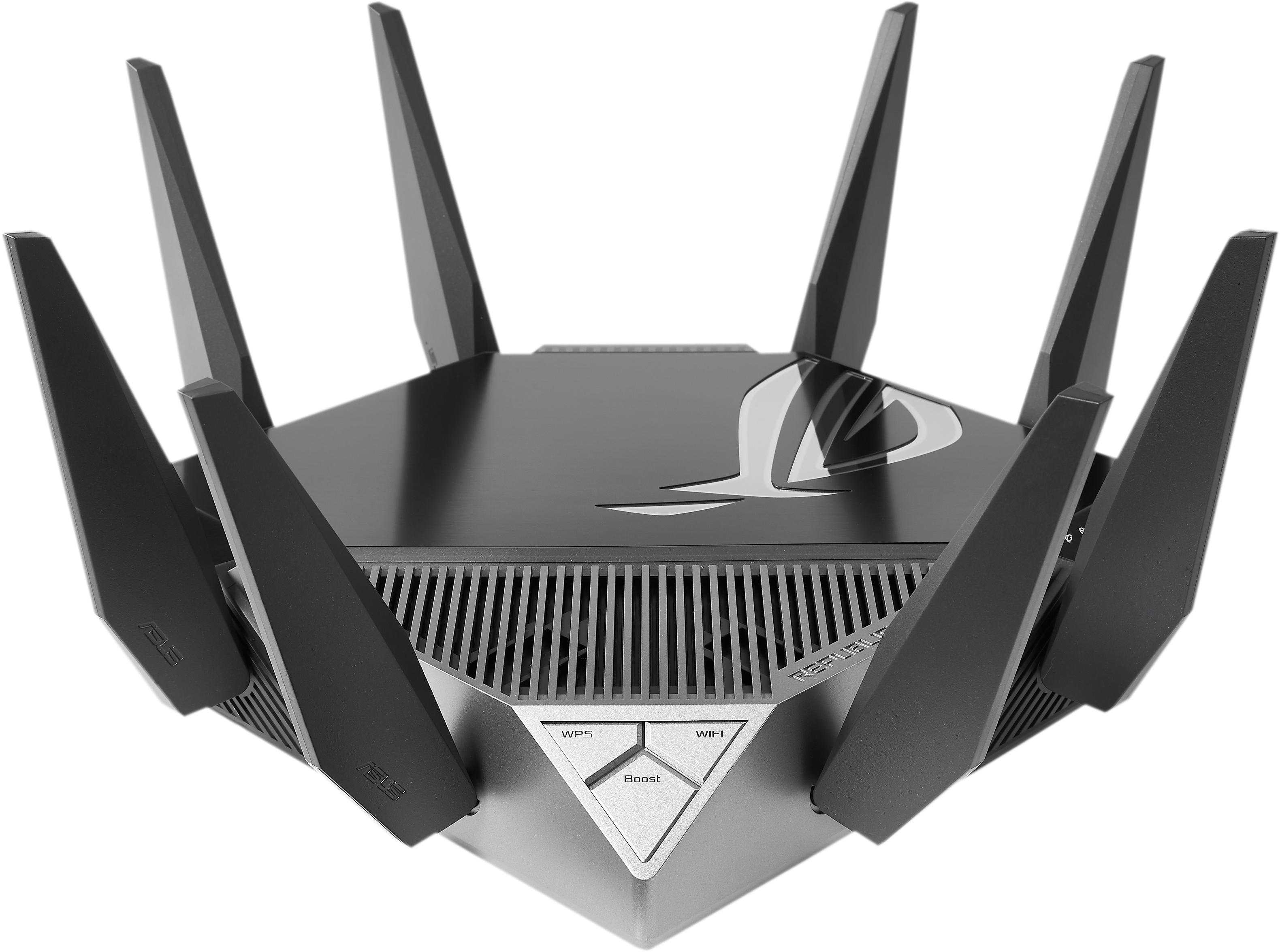 Asus - ** B Grade ** Router Gaming Asus Rapture GT-AXE11000 Tri-Band AiMesh Wireless WiFi6E