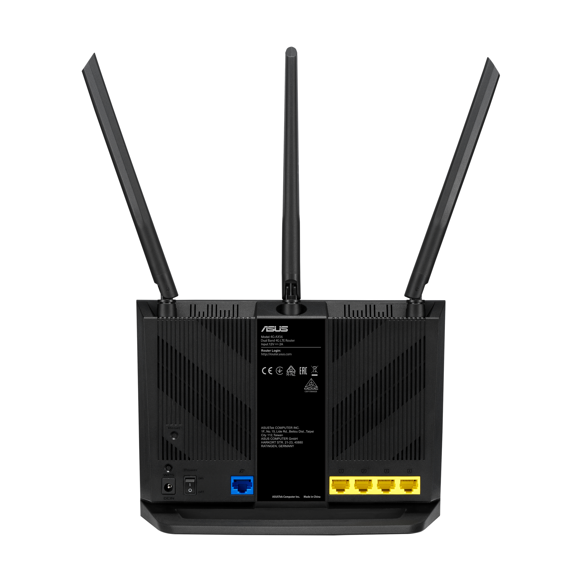 Asus - Router Asus 4G-AX56 4G LTE Dual-Band Wireless AX1800