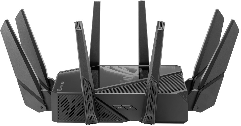 Asus - Router Gaming Asus ROG Rapture GT-AXE16000 Quad-Band 1x 2.5Gbps + Gigabit WIFI 6