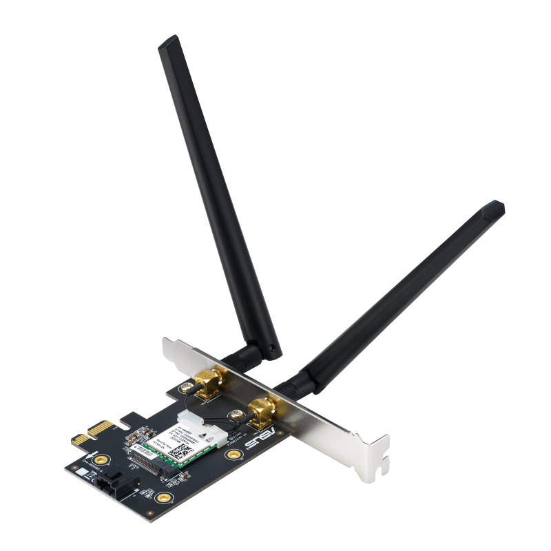 Asus - Tarjeta de Red Asus PCI Express PCE-AXE5400 Tri-Band AXE5400 WiFi 6E + Bluetooth 5.2