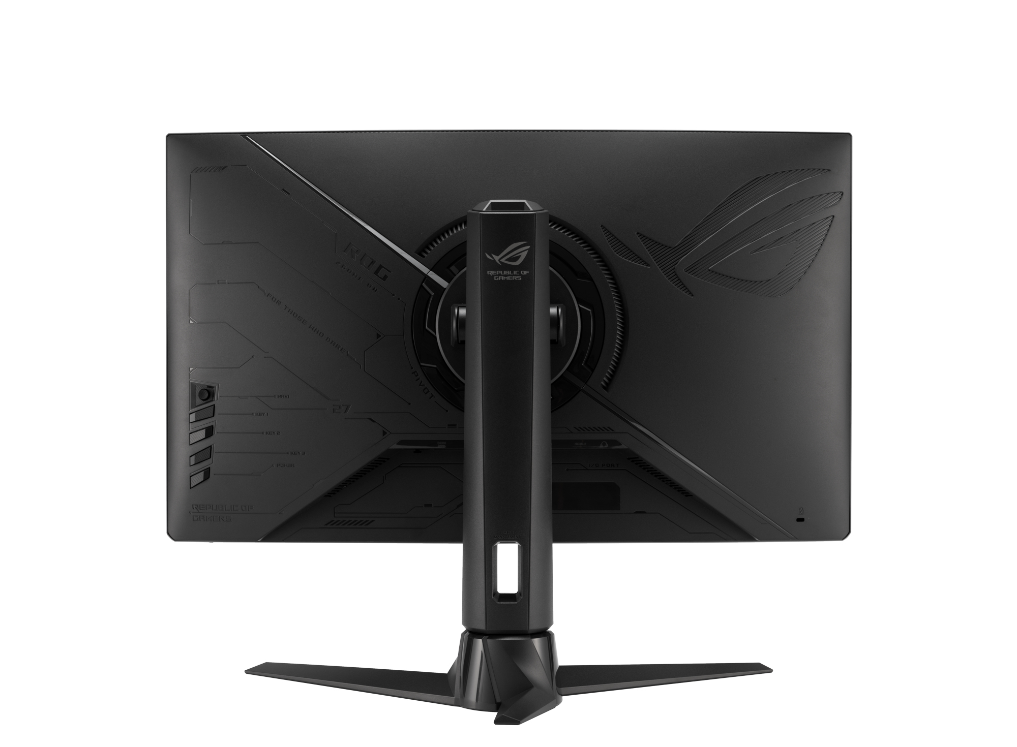 Asus - Monitor Curvo Asus 27" ROG Strix XG27AQV Fast IPS WQHD 170Hz 1ms FreeSync Premium