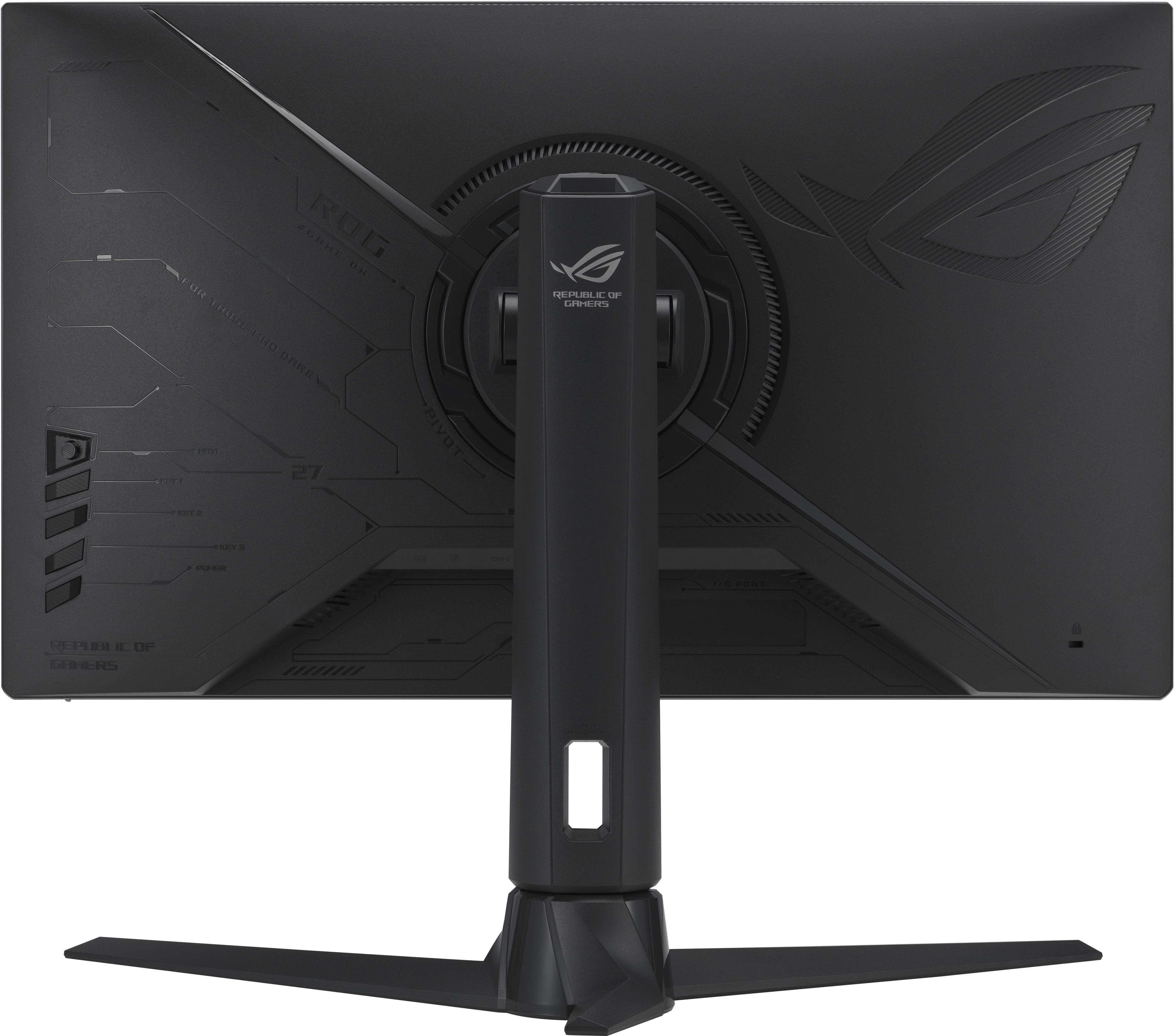 Asus - Monitor ASUS ROG STRIX 27" XG27AQMR Fast IPS QHD 300Hz 1ms G-SYNC Compatible / FreeSync Premium DisplayHDR 600