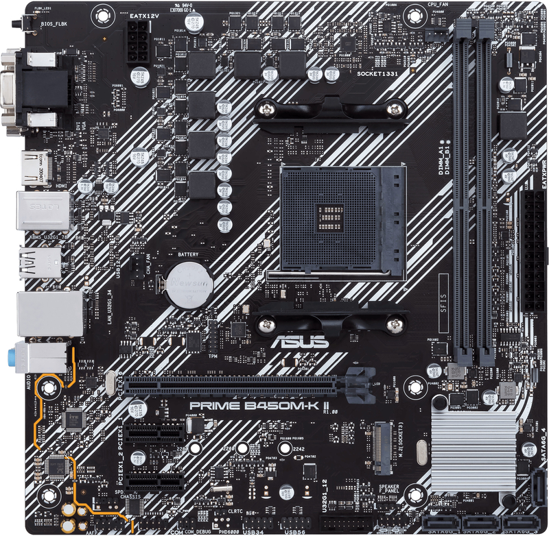 Asus - Placa Base Asus PRIME B450M-K II