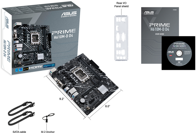 Asus - Placa Base Asus PRIME H610M-D D4