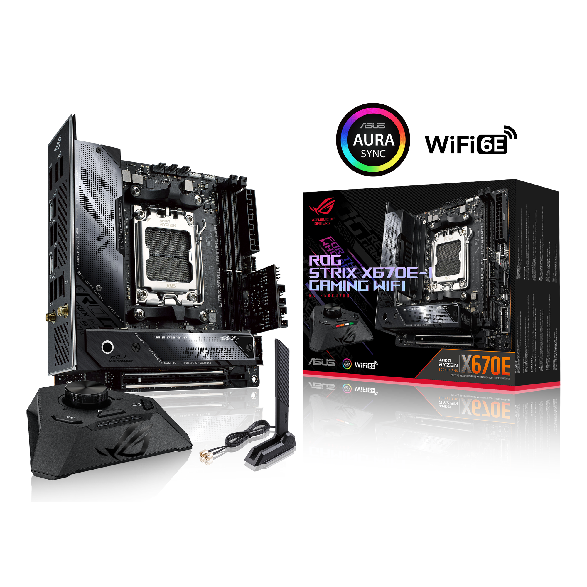 Asus - Placa Base Asus ROG Strix X670E-I Gaming WiFi