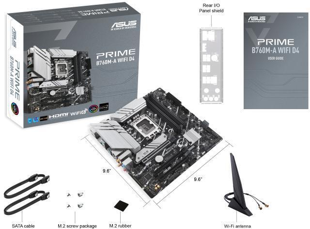Asus - ** B Grade ** Placa Base Asus PRIME B760M-A WiFi D4