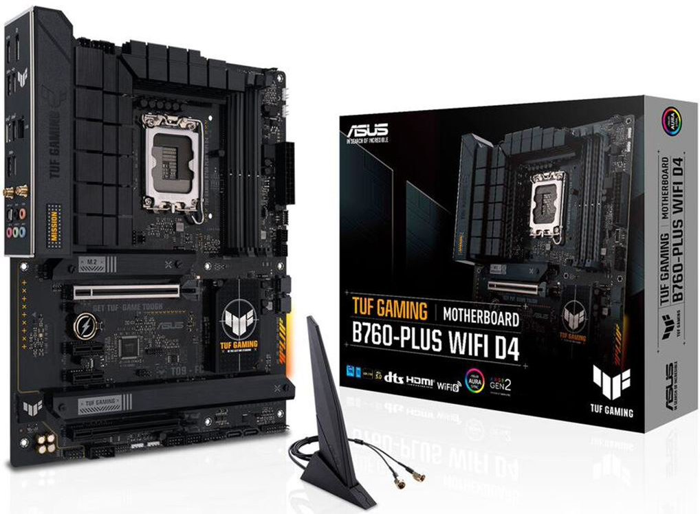 Asus - Placa Base Asus TUF B760-Plus Gaming WiFi D4