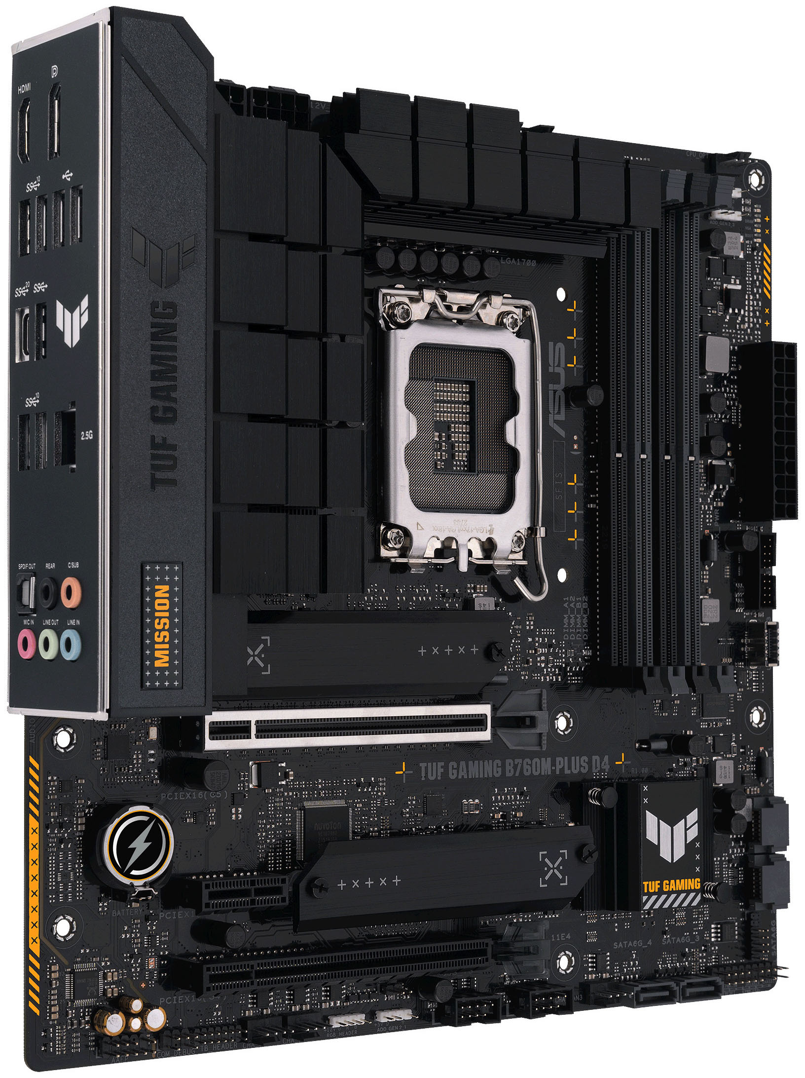 Asus - Placa Base Asus TUF B760M-Plus Gaming D4