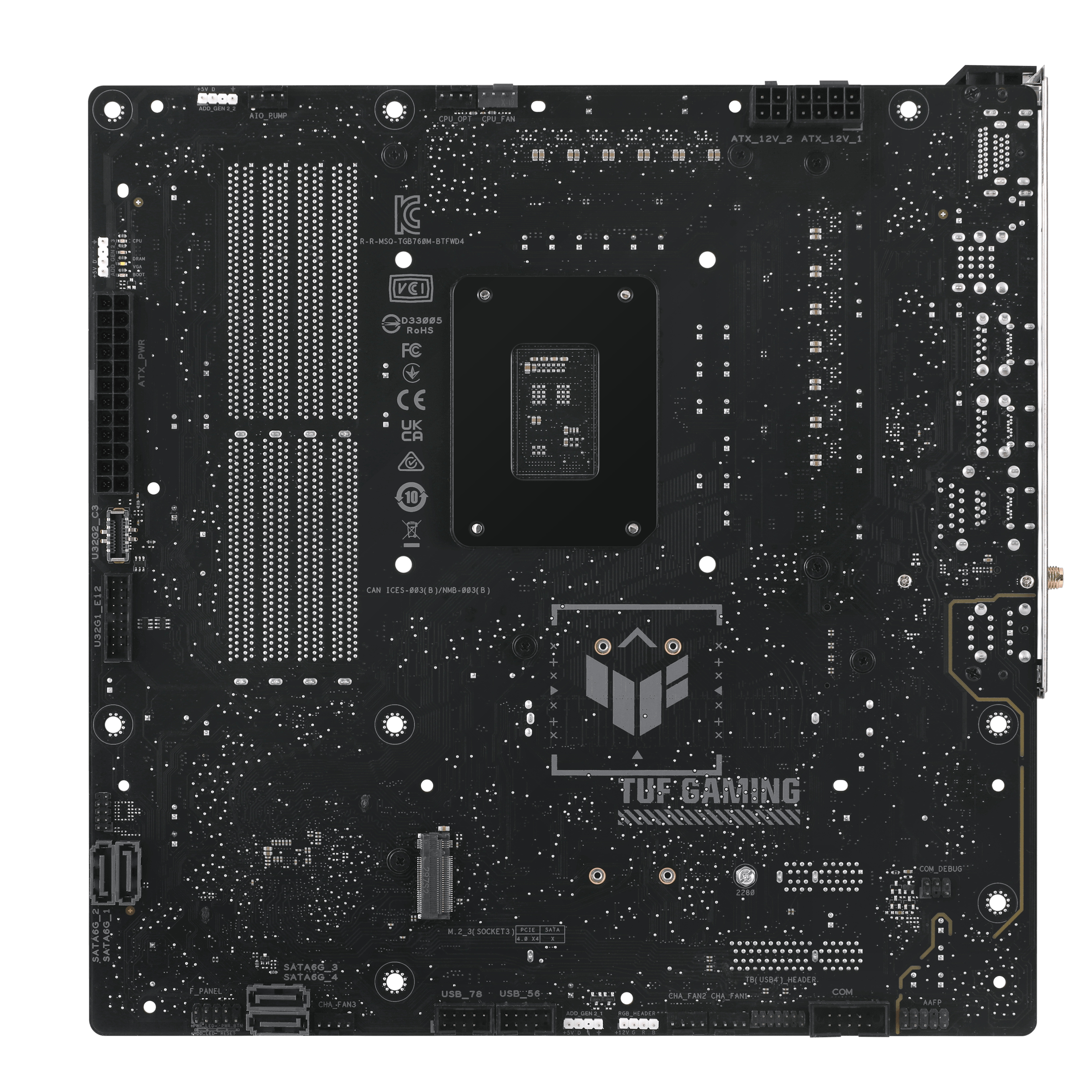 Asus - Placa Base Asus TUF B760M-BTF Gaming WiFi D4