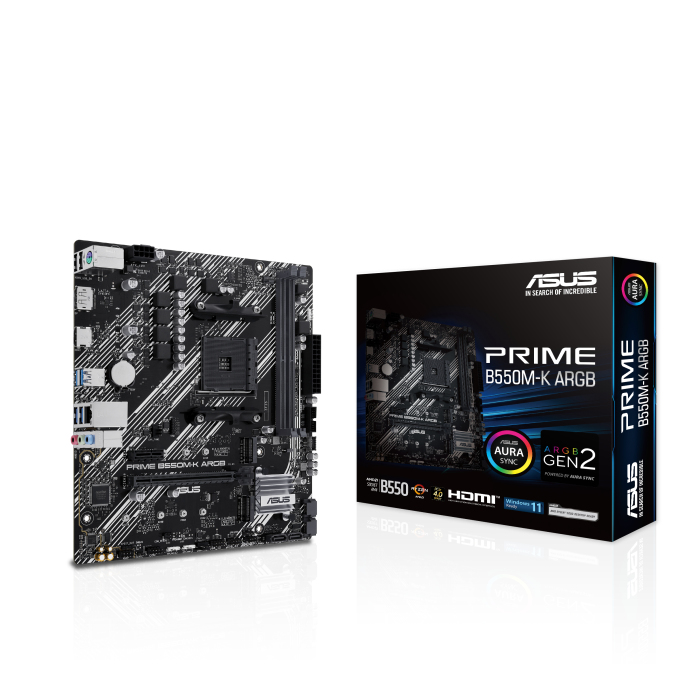 Asus - Placa Base Asus PRIME B550M-K ARGB