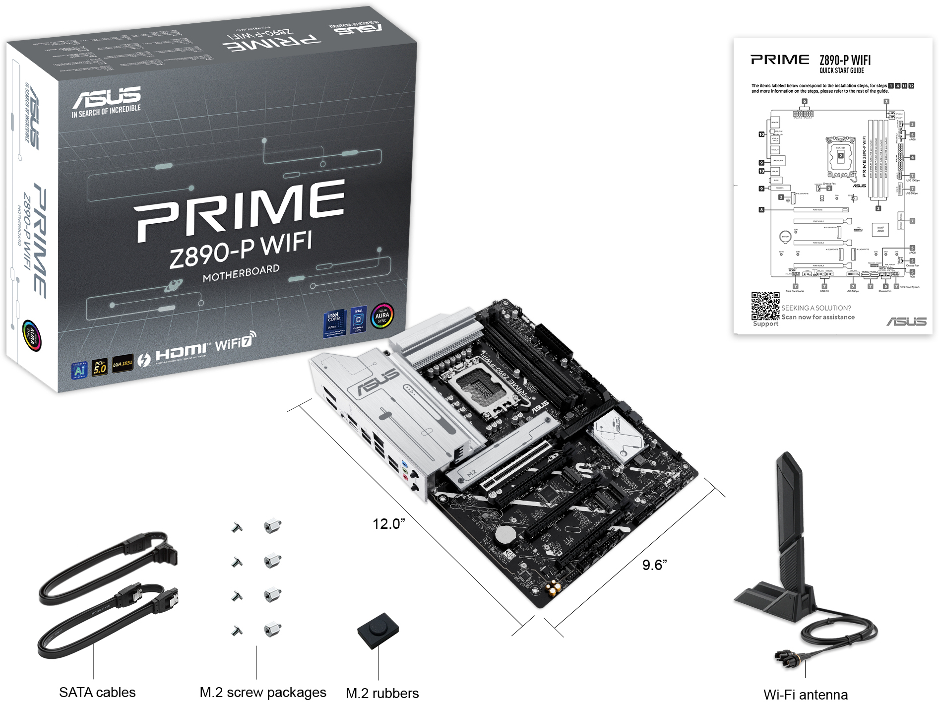 Asus - Placa Base Asus PRIME Z890-P WiFi