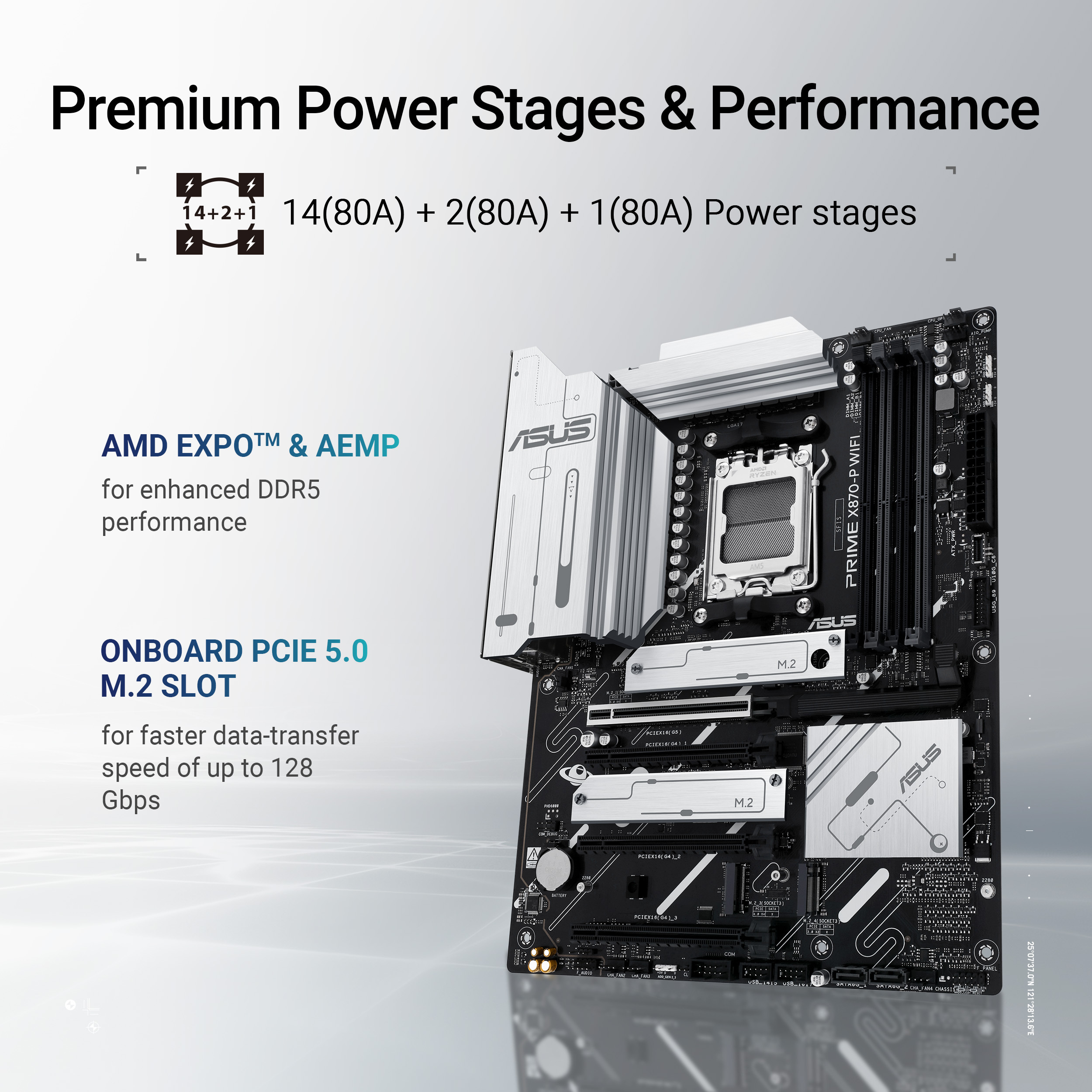 Asus - Placa Base Asus PRIME X870-P WiFi