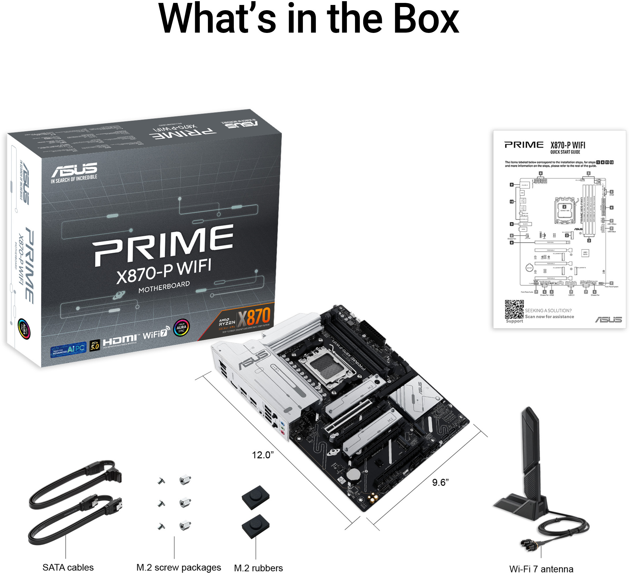Asus - Placa Base Asus PRIME X870-P WiFi
