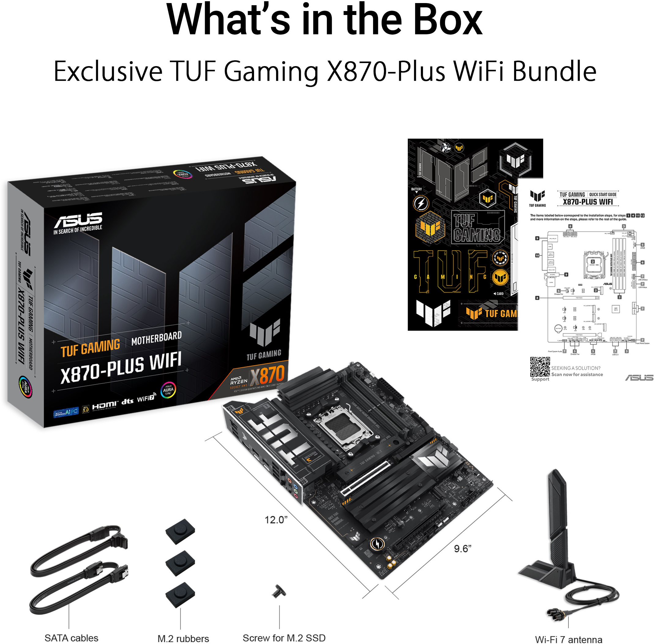 Asus - Placa Base Asus TUF X870-Plus Gaming WiFi