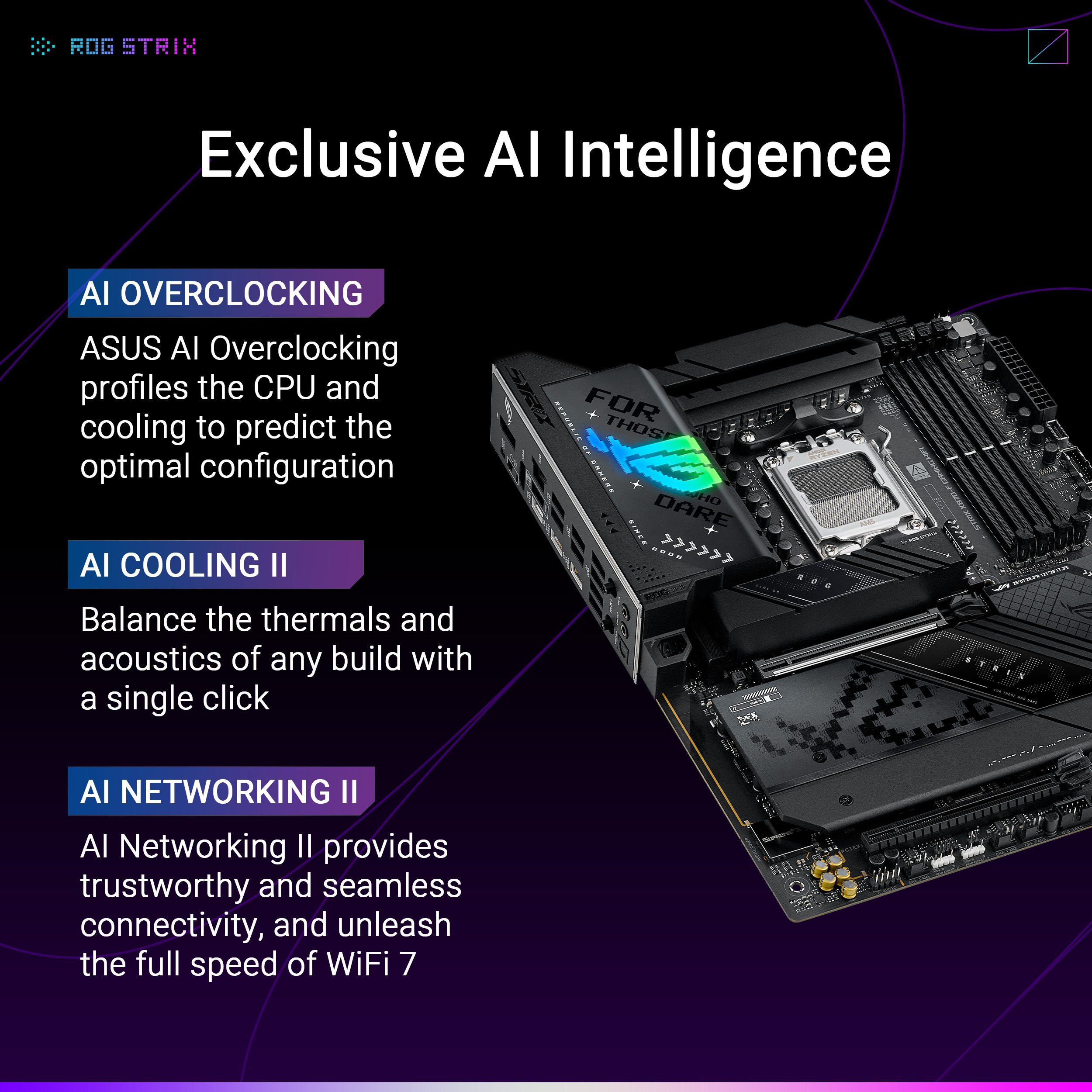 Asus - Placa Base Asus ROG Strix X870E-F Gaming WiFi